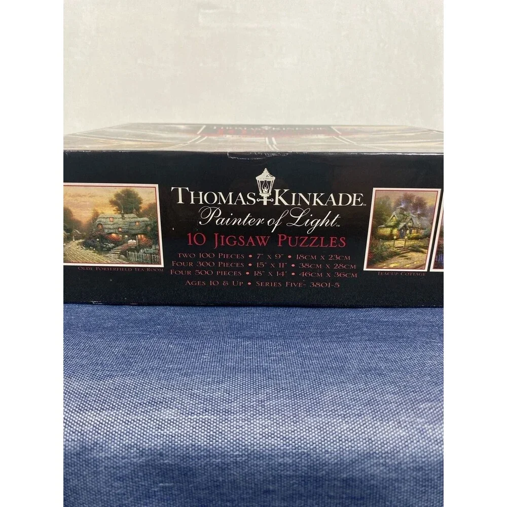 Thomas Kinkade Painter of Light 10 Jigsaw Puzzles Collector's Edition Series 5